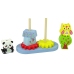 Wooden Animals Sorter Owl Panda Gears