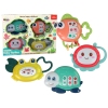 Baby Rattles Set of 4 Pieces Tortoise Fish Sea Animals Teether