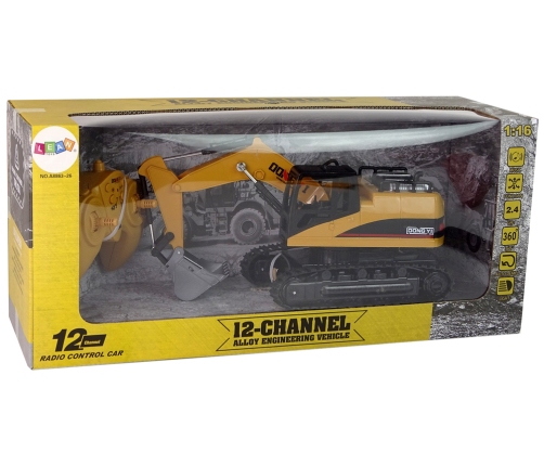 Caterpillar excavator R/C 2.4 GHz Light and sound effects