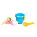 Ice Cream Sand Set Blue Bucket Spoon 5736