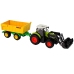 Tractor with Farm Machinery and Trailer Farm Machine Light and sound effects 6 Pieces