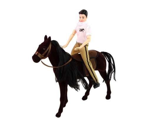 Brown Horse Doll Figures Accessories