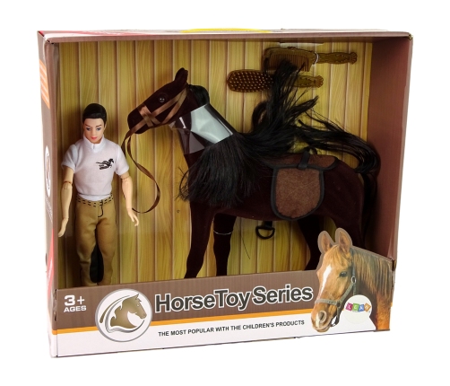 Brown Horse Doll Figures Accessories