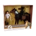 Brown Horse Doll Figures Accessories