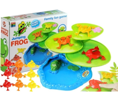 Jumping Frogs Family Game Tiddlywinks