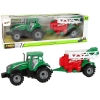 Green Farm Tractor with Red and Green Sprayer Fricative Drive