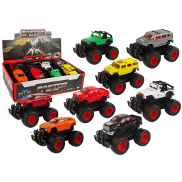 Metal Terrain Car Large Wheels Various Colours Bump Up HAT13