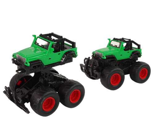 Metal Terrain Car Large Wheels Various Colours Bump Up HAT13