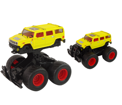 Metal Terrain Car Large Wheels Various Colours Bump Up HAT13