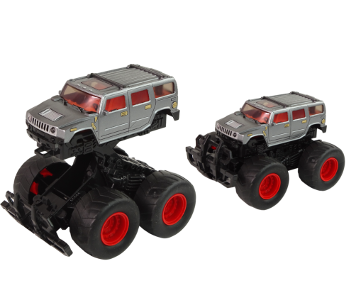 Metal Terrain Car Large Wheels Various Colours Bump Up HAT13