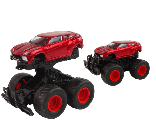 Metal Terrain Car Large Wheels Various Colours Bump Up HAT13