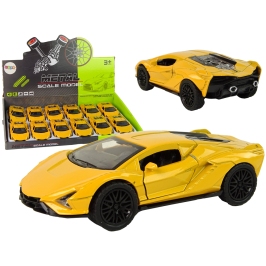 Resorak Vehicle 1:36 Friction Drive Lights Sounds Yellow