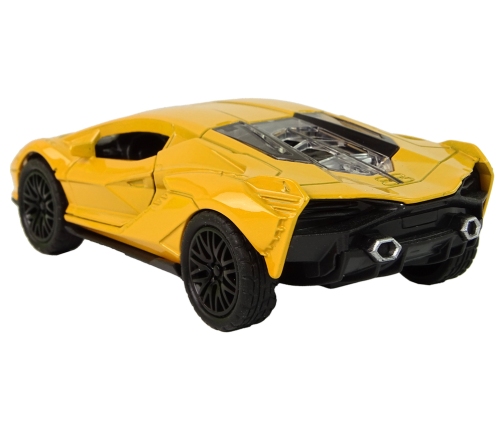 Resorak Vehicle 1:36 Friction Drive Lights Sounds Yellow