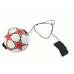 PU Football with a Jojo Elastic Band for Bouncing, 6 cm, White Stars