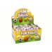 PU Football with a Jojo Elastic Band for Bouncing, 6 cm, White Stars