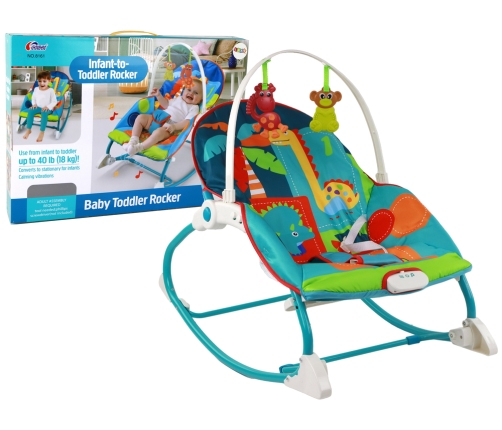 Bouncer Rocker 2in1 Children's Rocker Seat Sounds Vibrations