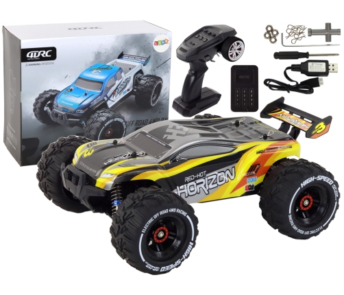 Rabbits RC Off-Road Car 4-Wheel Drive Yellow 2.4G