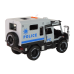 Off-Road Vehicle Police Gray Opening Door Sound Light