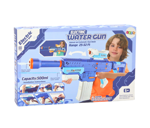 M416 Rechargeable Water Rifle 500ml Blue