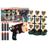 Foam Dinosaurs Brown Dinosaurs Gun With Darts Set