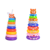 Circle Pyramid Animal Stickers Tiger Colorful