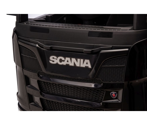 Bērnu elektriskā smagā mašīna Scania 500R HL698 Black