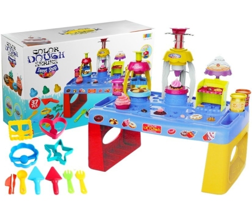 Big Set of Desserts Play Dough Table + Accessories