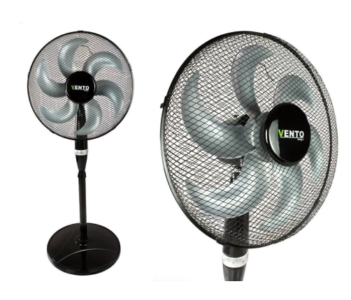 Floor Fan Vento 40 cm 75W Silver-Black