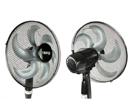 Floor Fan Vento 40 cm 75W Silver-Black