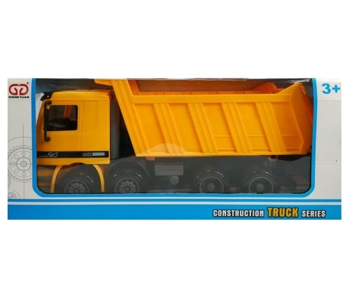 Orange Truck Dumper Trolley with movable load