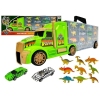 Truck Transporter Sorter Suitcase with Dinosaurs Green