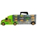 Truck Transporter Sorter Suitcase with Dinosaurs Green