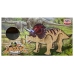 Dinosaur Triceratops Rex Battery Operated Green