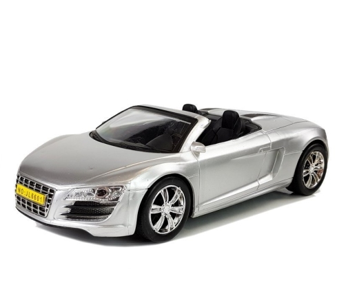 Toy car Cabriolet Silver 1:18