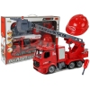 DIY Firetruck 2in1 Kit Removable Lifts Screwdriver Sound Light Effects Helmet