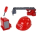 DIY Firetruck 2in1 Kit Removable Lifts Screwdriver Sound Light Effects Helmet