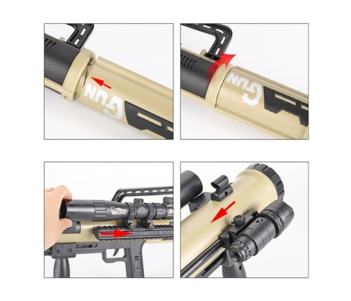 RPG Grenade Launcher Missiles Light Sound Brown