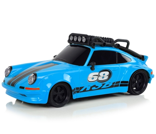 Sports Car 1:18 Blue Spare Wheel Pilot