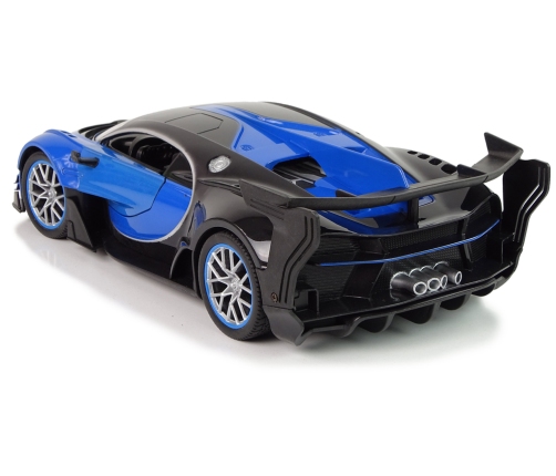 Remote-controlled sports car LED front lights + R/C remote control