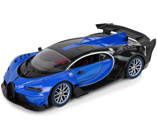 Remote-controlled sports car LED front lights + R/C remote control