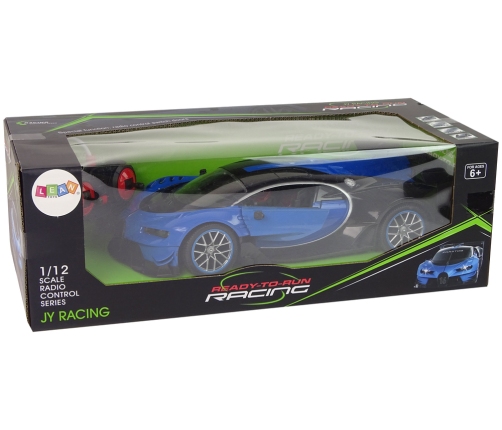 Remote-controlled sports car LED front lights + R/C remote control