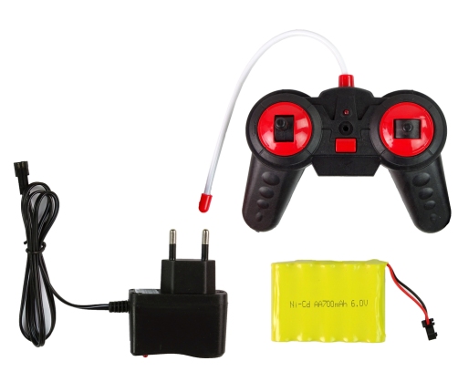 Remote-controlled sports car LED front lights + R/C remote control