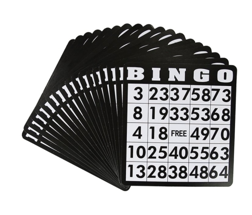 Metal Bingo Game Set Reusable Cards Lottery Machine