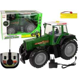 Green and black R/C Remote Controlled Tractor