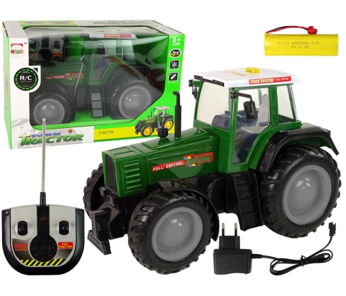 Green and black R/C Remote Controlled Tractor