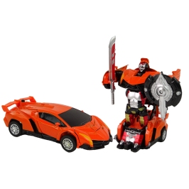 2in1 Robot Transformers Red Orange Auto Set HXSY04