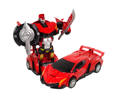 2in1 Robot Transformers Red Orange Auto Set HXSY04