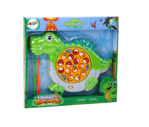 Fishing Arcade Game Green Dinosaur Board