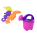 Sand Set, Bucket, Shovel, Rake, Watering Can, Purple Unicorn