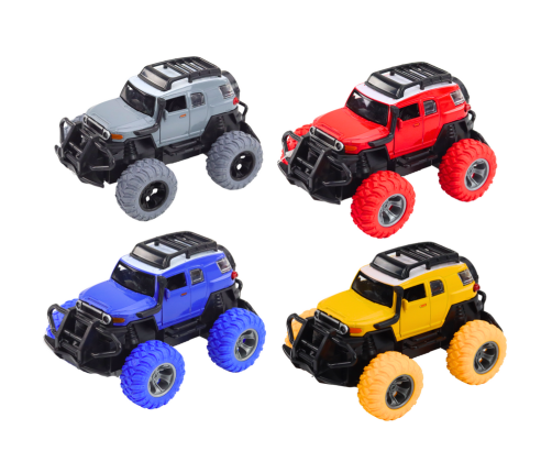 Off-Road Car 1:32 Metal Rubber Wheels Lights Sounds Drive